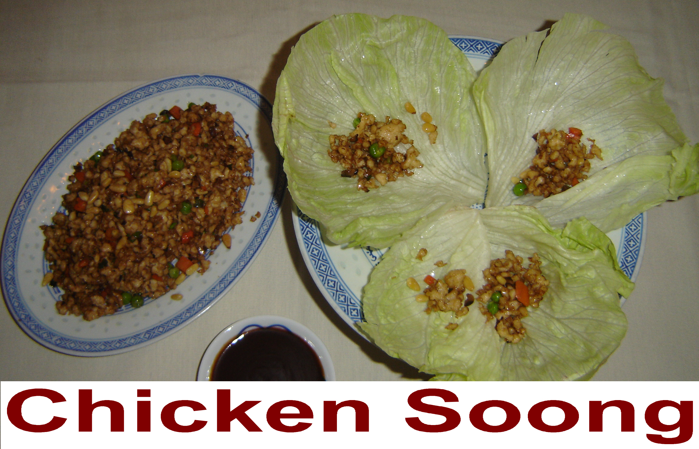 Chicken Soong (4 lettuce wraps)